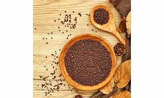 Spices | Mustard Seeds | Natural Mustard Seeds Big | Black Mustard Rai Seeds Big | Sasive Seeds Whole Kali Rai Dana | Sarson Dana | 1kg