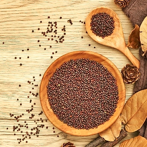 Spices | Mustard Seeds | Natural Mustard Seeds Big | Black Mustard Rai Seeds Big | Sasive Seeds Whole Kali Rai Dana | Sarson Dana | 1kg