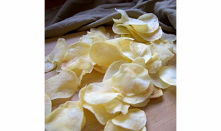 Sun dried potato chips