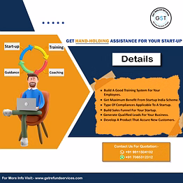 get hand holding support at gst refund services