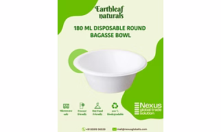180 ml Round Disposable Bagasse Bowl