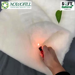 tb117 fire retardent polyester wadding for furniture and sofa