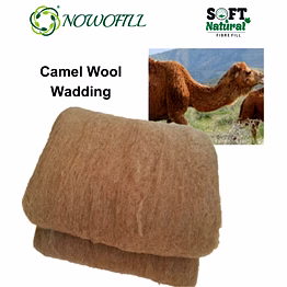 100% camel wool wadding for jacket & home textile