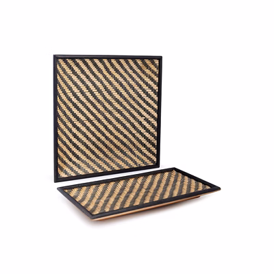 bamboo weaved tray