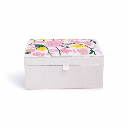Beaded Square Box-1