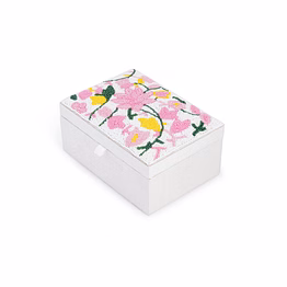 beaded square box