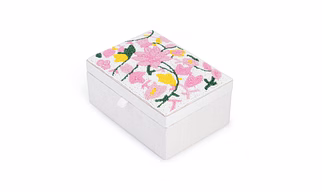 Beaded Square Box