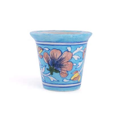Blue Pottery Planter-12732039