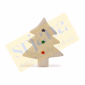 Christmas Tree Shaped Marble Coaster
