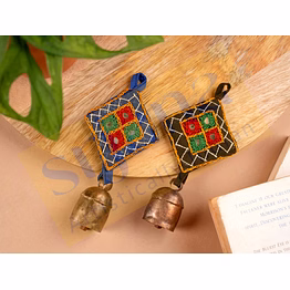 cloth mirror work bells