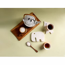 elephant shaped marble coaster