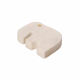 Elephant Shaped Marble Coaster