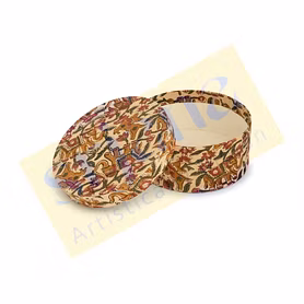 Fabric-Covered Round Boxes