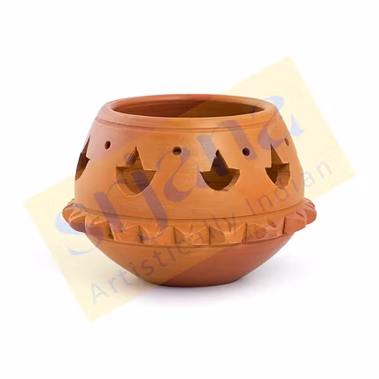 Handcrafted Terracotta Diya-1