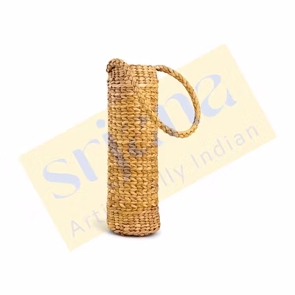 Handwoven Kauna Grass Wine Bottle Case-1