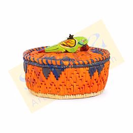 moonj grass storage basket