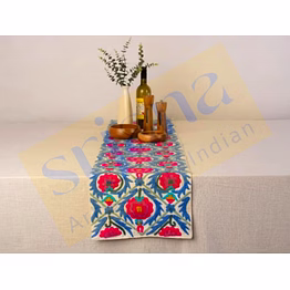suzani embroidered table runner