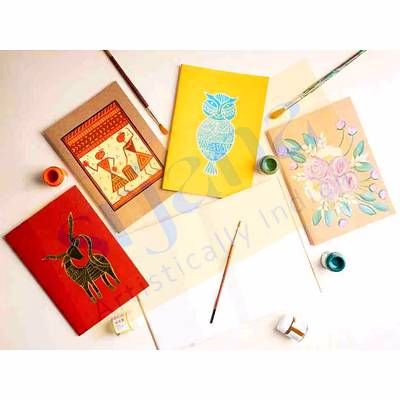 hand-painted diaries