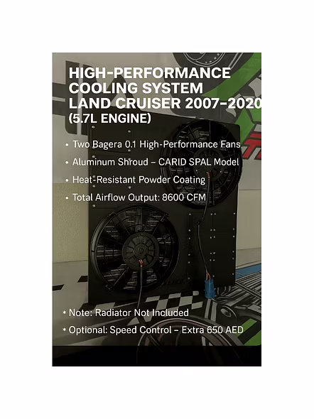 High-Performance Cooling System – Land Cruiser 2007–2024 (5.7L Engine)or the twin turbo-3