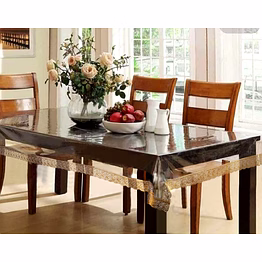 overseas tradex pvc table covers - 4 seater, 6 seater, spill proof water resistance