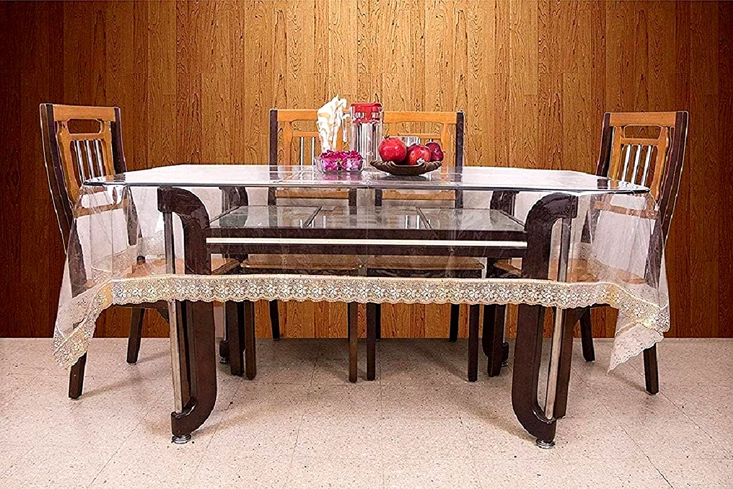 Pvc Table covers - 4 seater, 6 seater, spill proof water resistance image 5