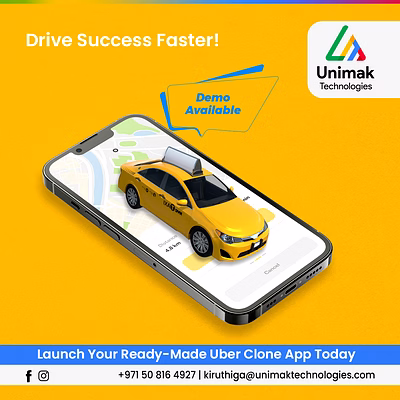 uber clone app development - unimak technologies