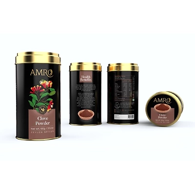 Clove Powder Round Tin-CLPRT