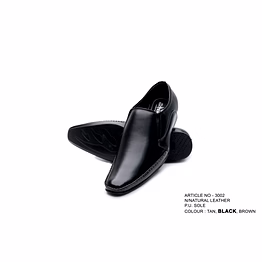 leather formal shoe