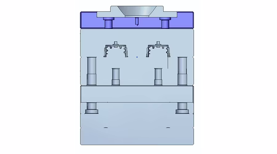 High-precision injection mold design using CAD and flow simulation tools at Laxmi Precession Industr