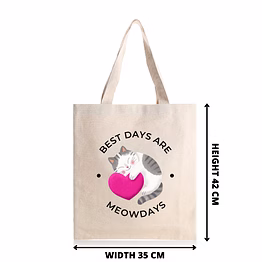 cotton hand bag