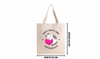 Cotton hand bag