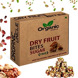 Organic uncle dried fruit chikki