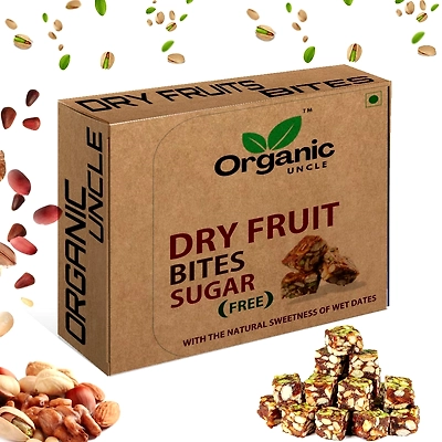 Organic uncle dried fruit chikki