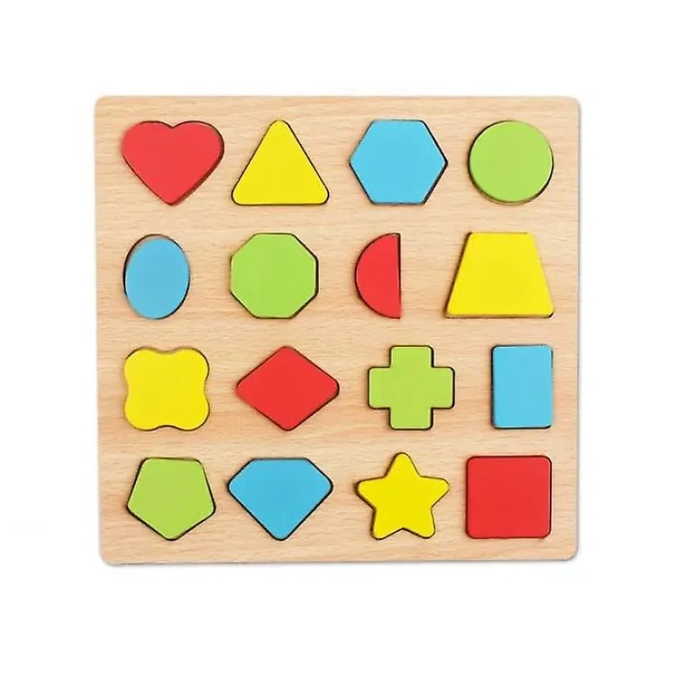 Shape &amp; Learn Wooden Board-1015371-6e4c2727