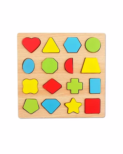 Shape &amp; Learn Wooden Board-1015371-6e4c2727