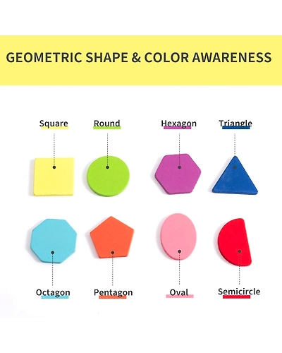 Shape &amp; Learn Wooden Board-1