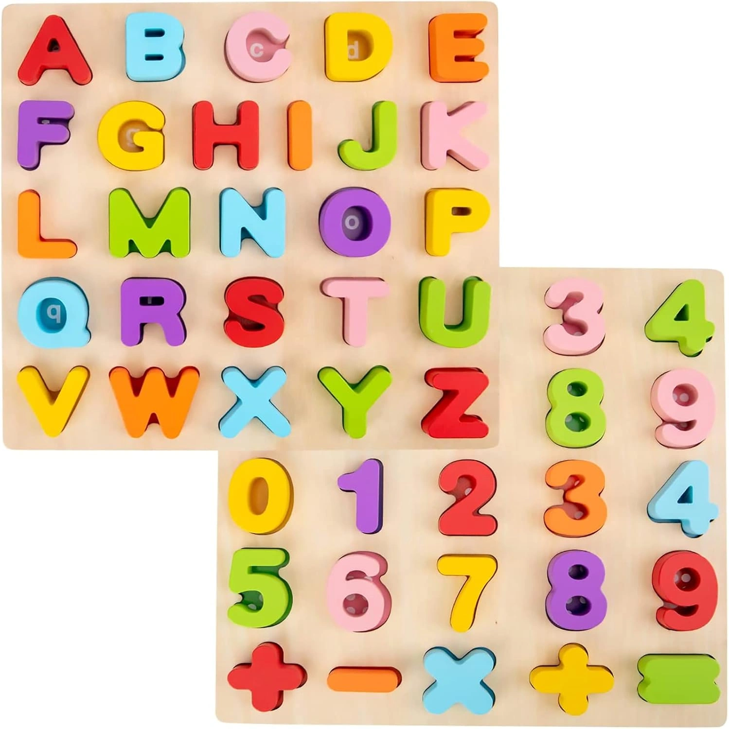 ABC &amp; 123 Learning Fun Puzzle Set-4