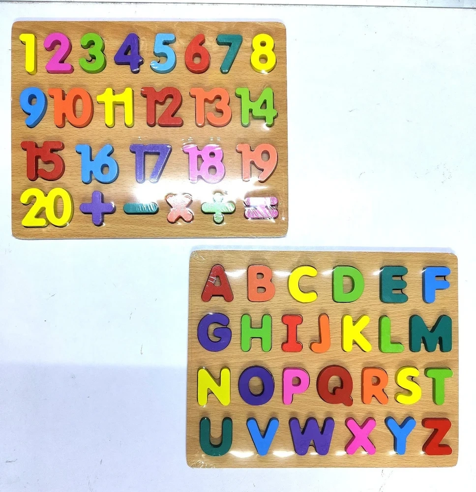 ABC &amp; 123 Learning Fun Puzzle Set-7