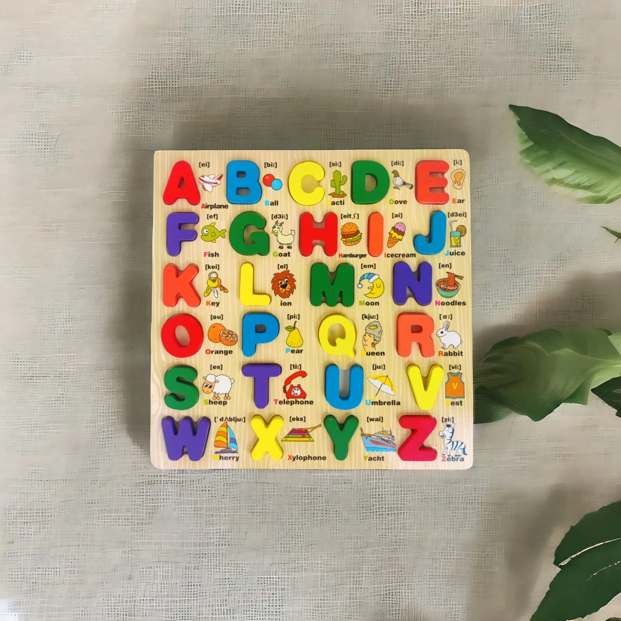 Montessori Capital Alphabet Blocks-7