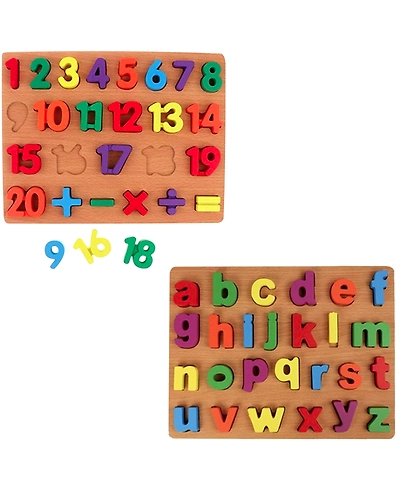 ABC &amp; 123 Learning Fun Puzzle Set-2