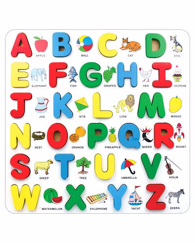 Montessori Capital Alphabet Blocks-st08