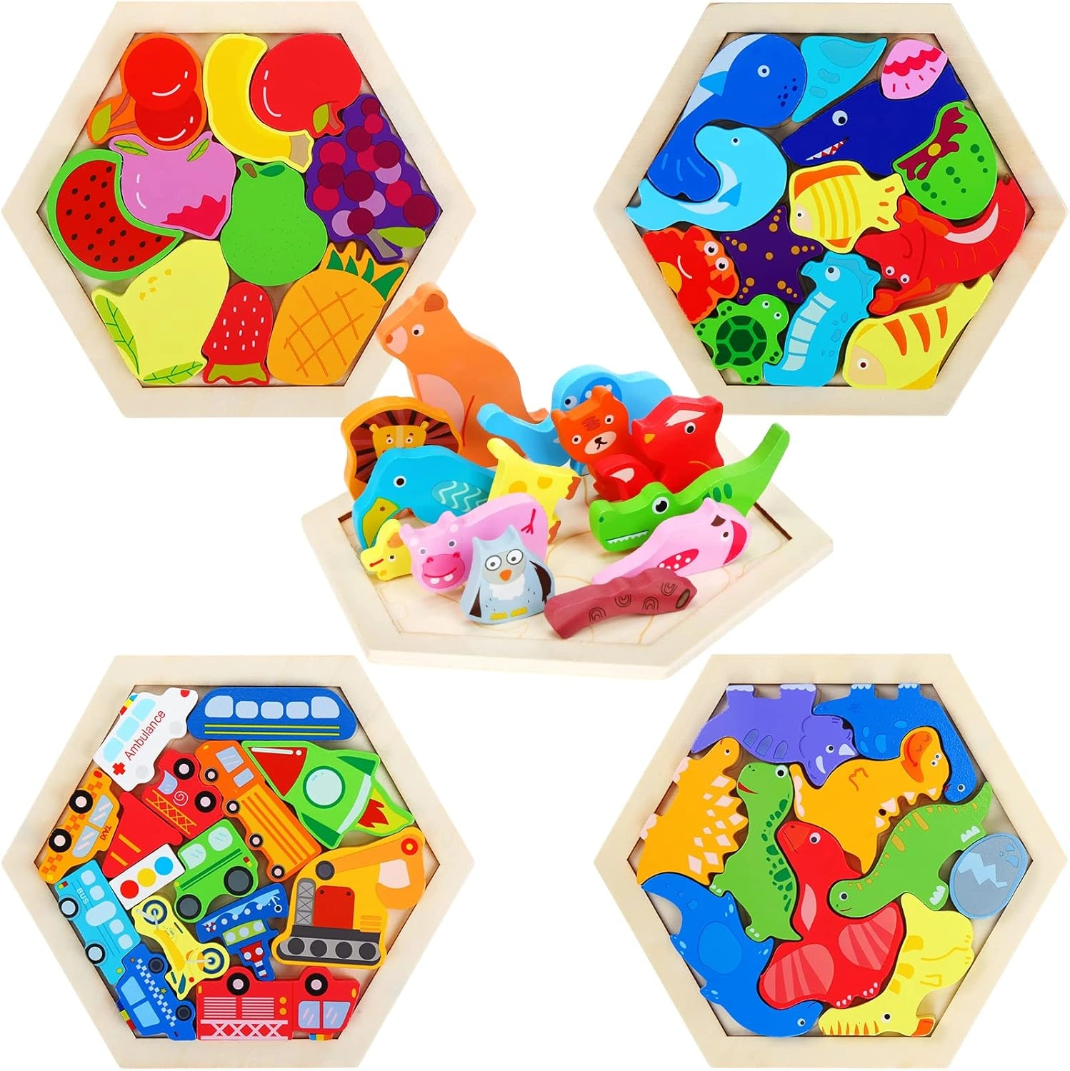 HexaBrain Puzzle Set ( 1 SINGLE TRAY)-5