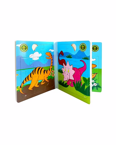 Wooden 3D Book Jigsaw-5
