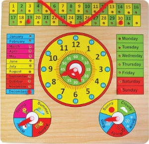 Kids Learning Calendar Board: Seasons, Weather, and Days-ST12