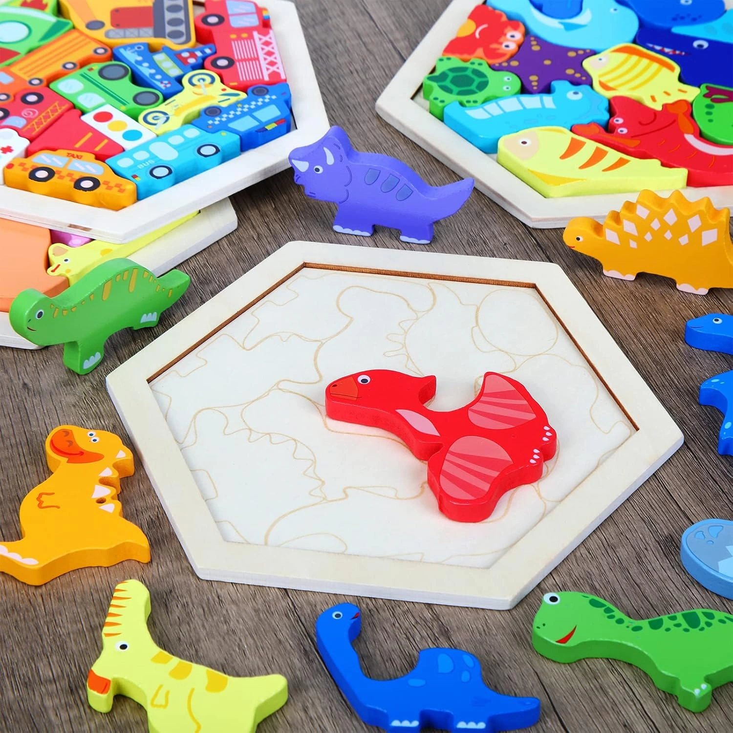 HexaBrain Puzzle Set ( 1 SINGLE TRAY)-4