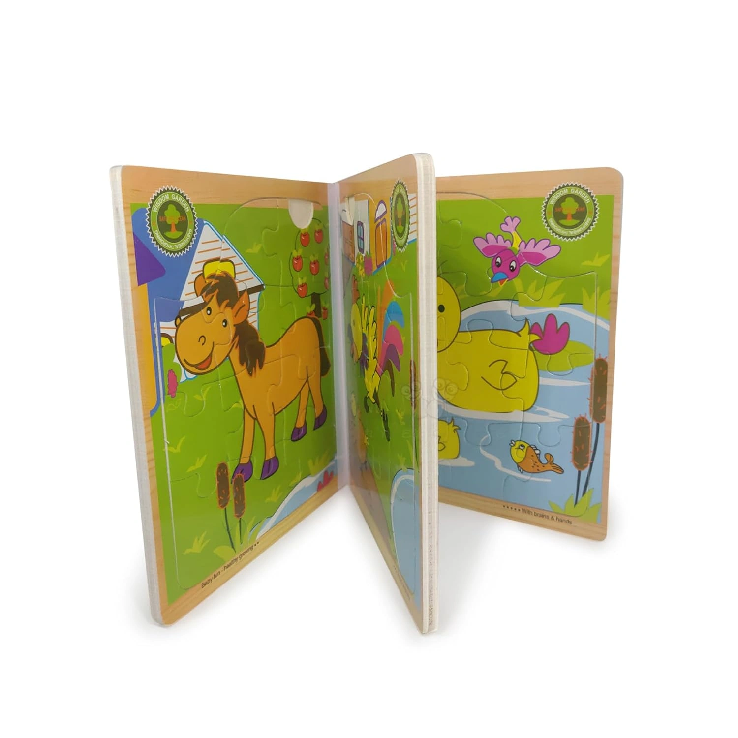 Wooden 3D Book Jigsaw-3