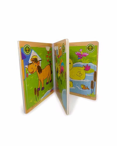 Wooden 3D Book Jigsaw-3