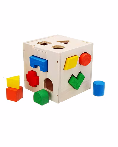 Solid Wood Shape Fun Box-8