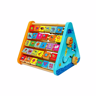 5-in-1 activity learning triangle cube