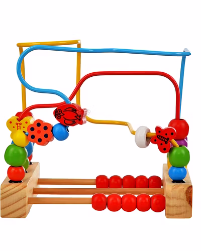 Wooden Beads Maze (30 Pieces) Puzzle Game-5